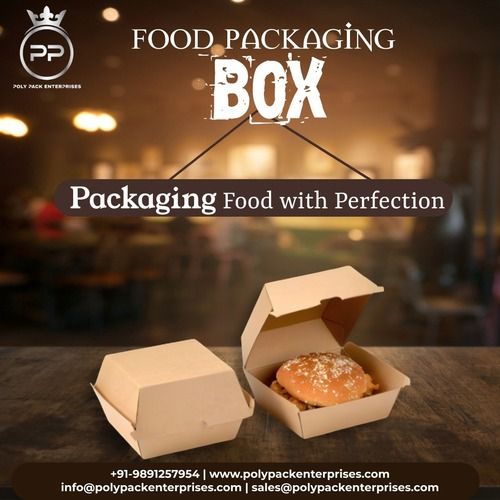 Burger Box Paper Kraft Application: Food Packing