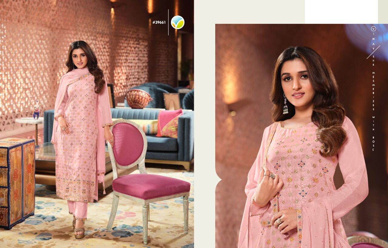 Bell Bottom Rayon Palazzo Kurti Catalogue Set