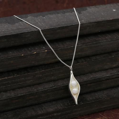 Pearl In Shell Silver Pendant
