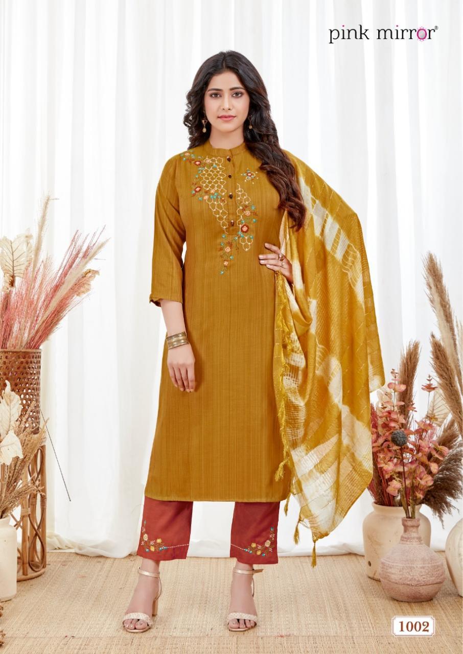 Bell Bottom Rayon Palazzo Kurti Catalogue Set