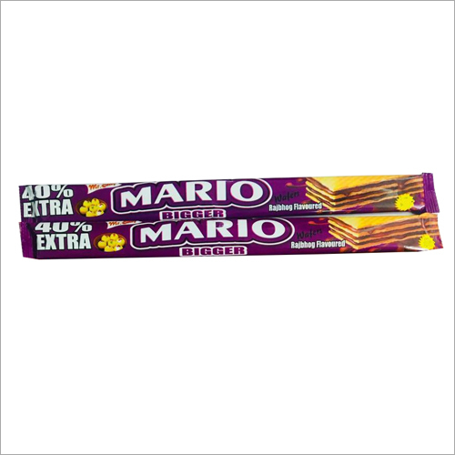 Rajbhog Flavoured Mario Bigger Wafers Fat Contains (%): Nil Percentage ( % )
