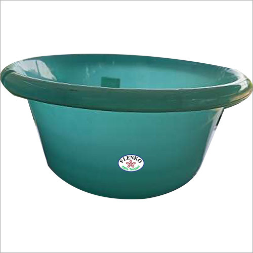 Green Plastic Tub