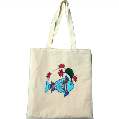 Ladies Handicraft Canvas Designer Tote Bag