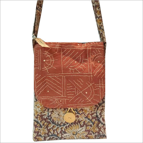 Handicraft Designer Kalamkari Sling Bag