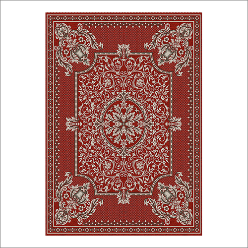 Mehroon Color Chenille Carpet