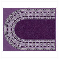 Purple Color Chenille Sofa Cover
