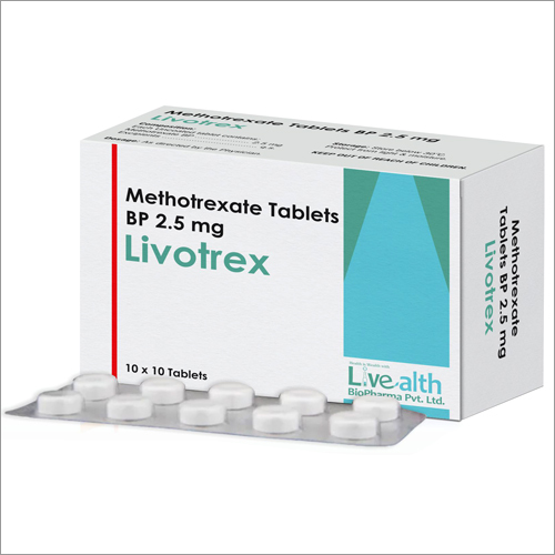 Methotrexate Tablets BP 2.5 mg By LIVEALTH BIOPHARMA PVT. LTD.