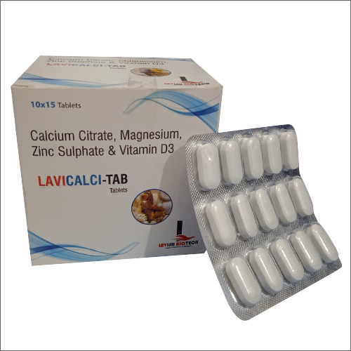 Calcium Citrate Magnesium Zinc Sulphate And Vitamin D3 Tablets