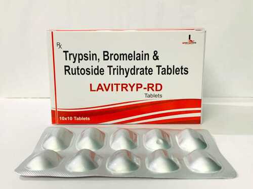 Trypsin Bromelain Rutoside Trihydrate And Diclofenac Sodium Tablets