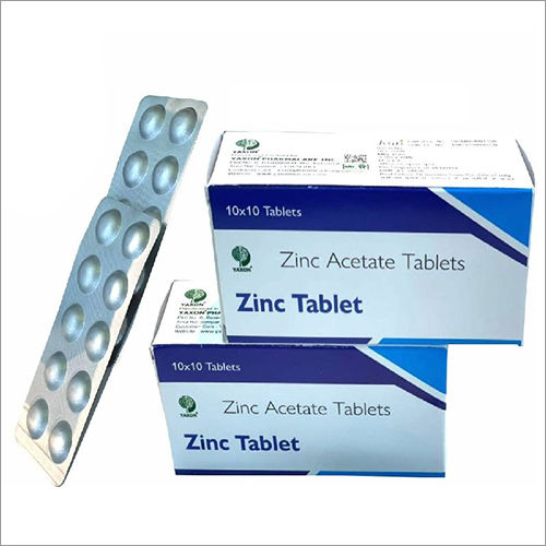 50 Mg Zinc Acetate Tablets General Medicines