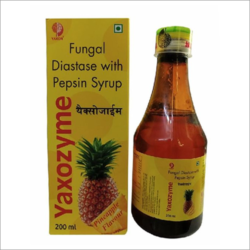 200 Ml Fungal Diastase With Pepsin Syrup General Medicines