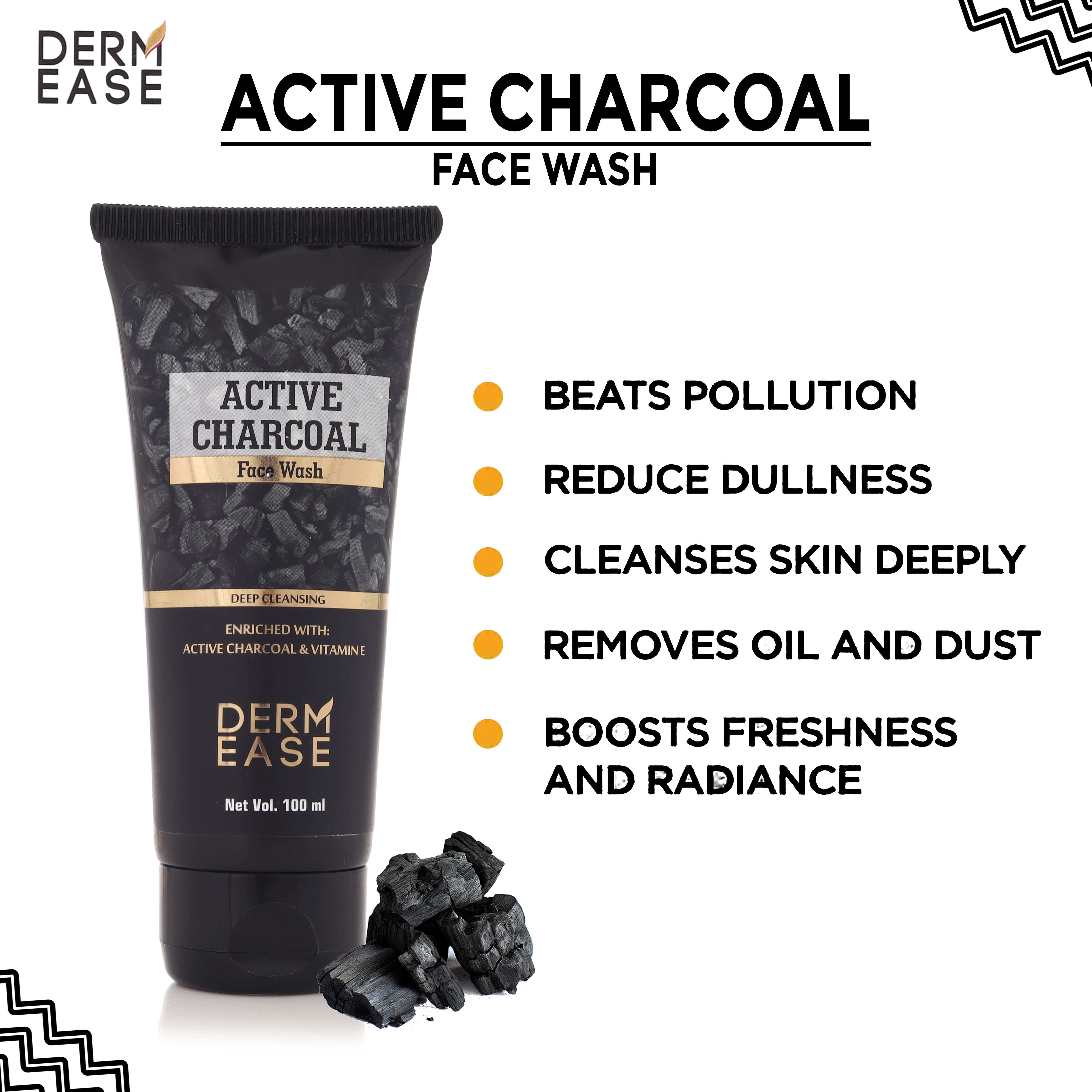 Active Charcoal Face Wash Color Code: Gray