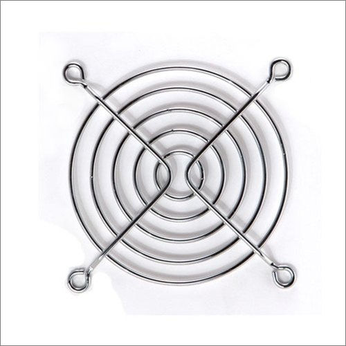 Gray 80 Mm Stainless Steel Fan Guard