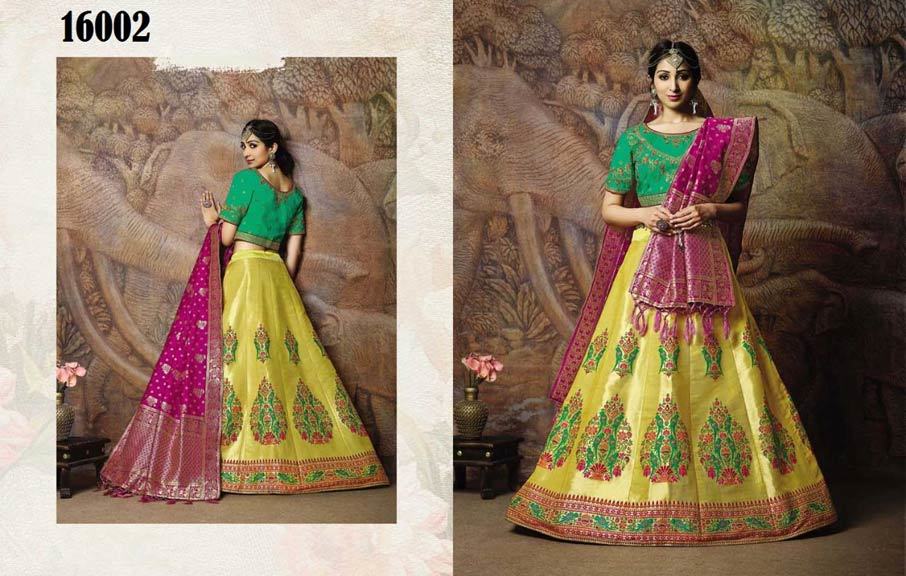 Taahira Jacquard Lehenga Catalogue Manufacturer