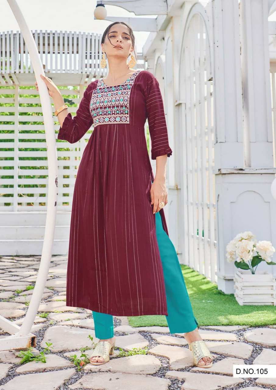 Soul Mate Vol 3 Rayon Kurti Catalogue Set