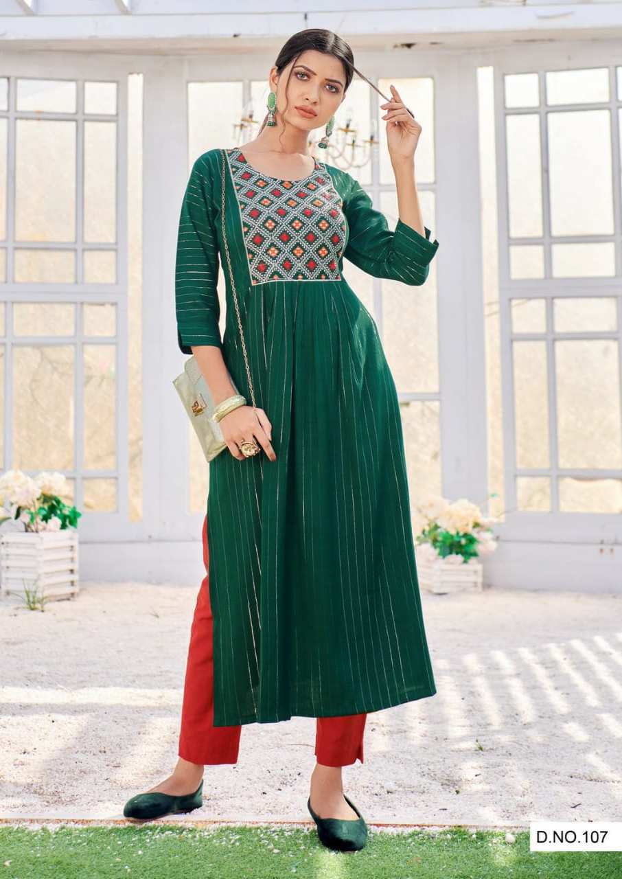 Soul Mate Vol 3 Rayon Kurti Catalogue Set