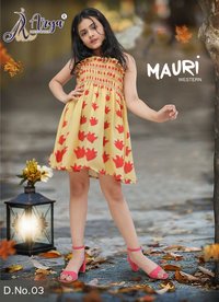 Kids Western Frock