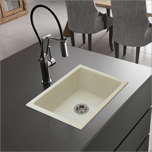 Aqua Small White Quartz Kitchen Sink