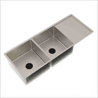 Rexim Double Bowl With Drain Board Kitchen Sink