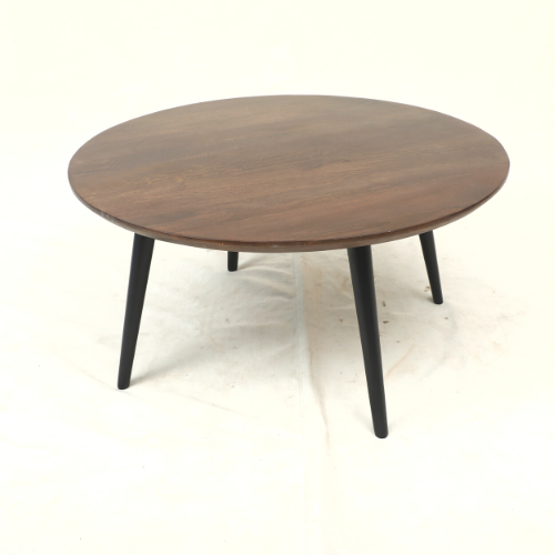 Flat Solid Wood Round Coffee table