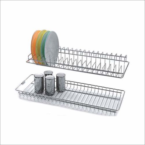Stainless Steel Glass And Plate Tray