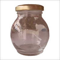 250ml Transparent Matka Shape Glass Jar