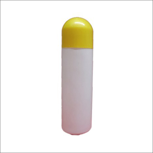 White And Yellow 150Gm Hdpe Round Dusting Powder Container