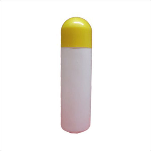 White And Yellow 150gm Hdpe Round Dusting Powder Container