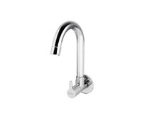 Brass Sink cock colour swinging spout (W.M.)