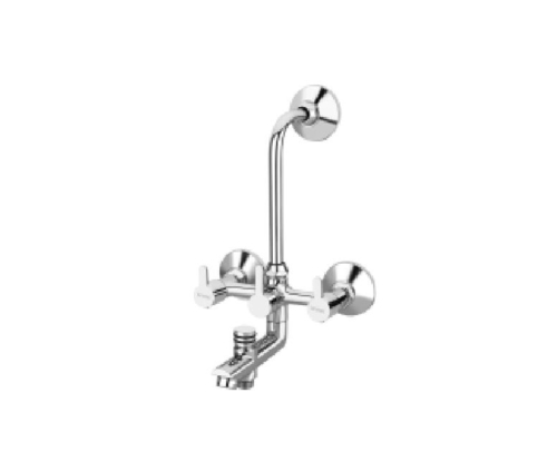 Wall mixer 3 in 1 with provision for bath shower