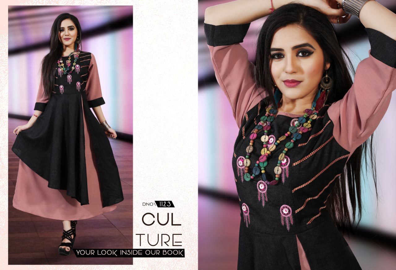 Tecno Tanish Fashion Jentelmen Reflax Wholesale Kurti