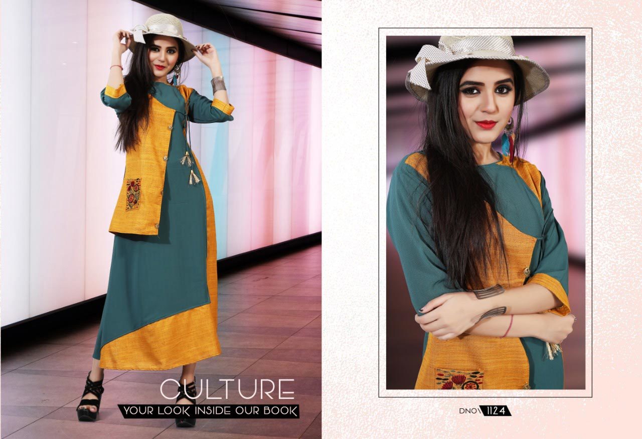 Tecno Tanish Fashion Jentelmen Reflax Wholesale Kurti