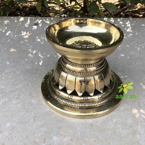 Bowl diya candle holder table decor showpiece unique gift of brass by Ashopi