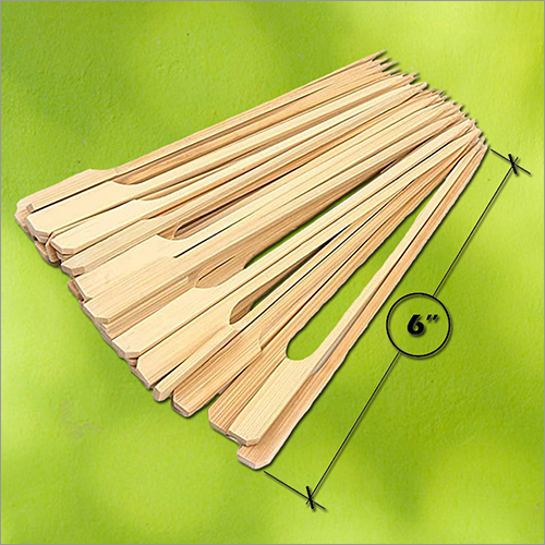 6 Inch Biodegradable Wooden Teppo Skewers
