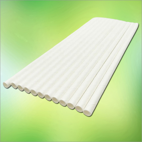 White Biodegradable Paper Straw