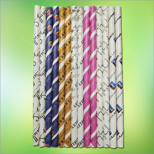 Biodegradable Paper Straw With Company Name And Logo