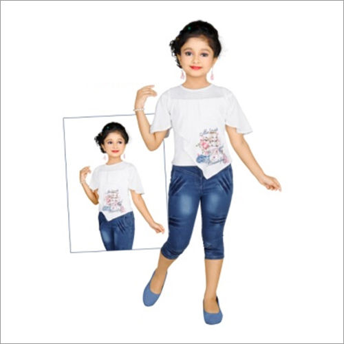 Washable Kids Top And Capri Pant