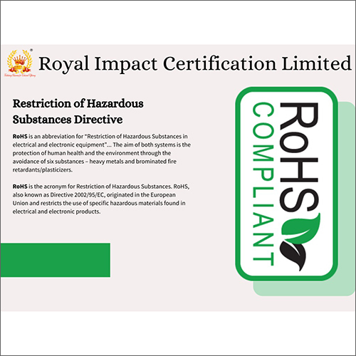 RoHS Certification Services