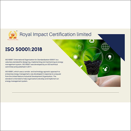 ISO 50001-2018 Certification Services