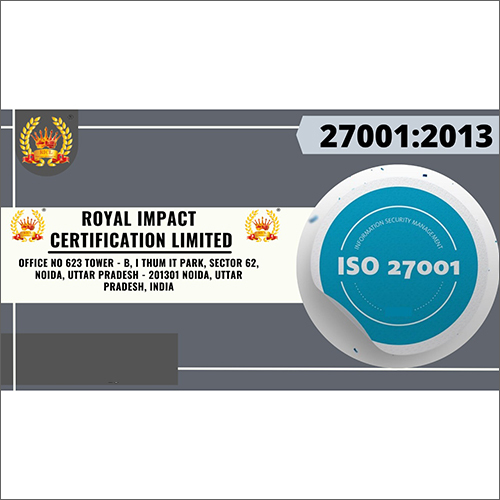 ISO 27001-2013 Certification Services