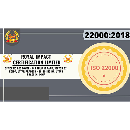 ISO 22000-2018 Certification Services
