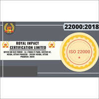 ISO 22000-2018 Certification Services