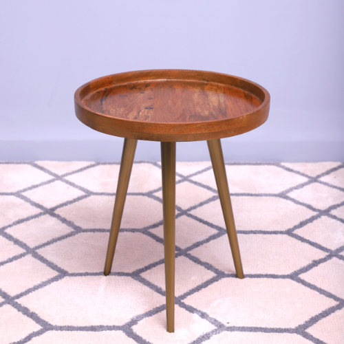 Solid Wood Maverick Side Table