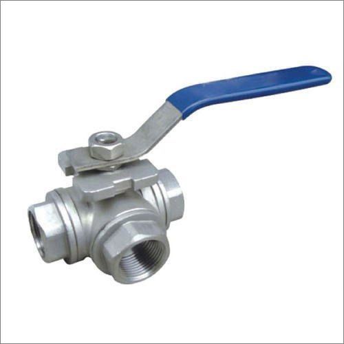 SS 3 Way Ball Valve