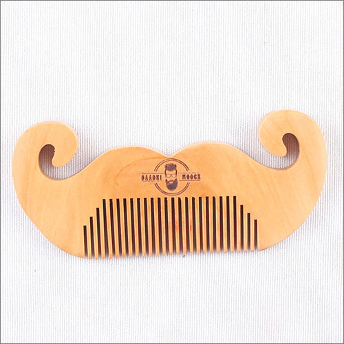 Stylish Moustache Shape Comb Application: Profesional