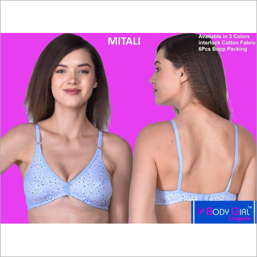 Bodygirl Floral Print Comfortable Non Padded And Wired Regular T Shirt Bra  at Best Price in Delhi