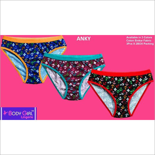 BodyGirl Cotton Sinker Printed Panty