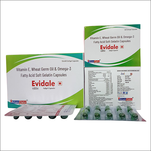 Vitamin E Wheat Germ Oil and Omega-3 Fatty Acid Soft Gelatin Capsules