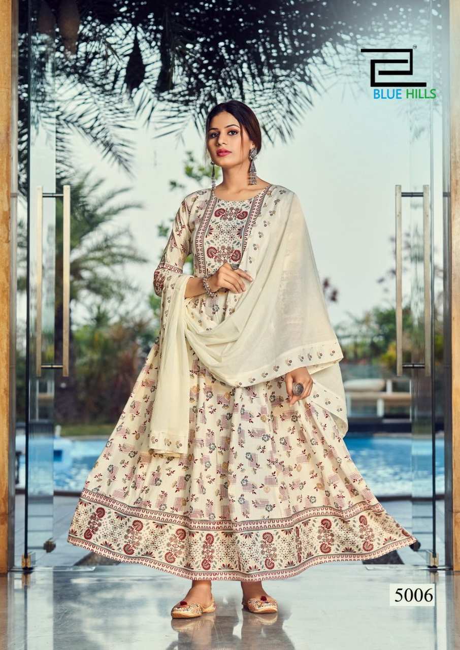 Manika Mage Hithe Vol 5 Gown With Dupatta Collection
