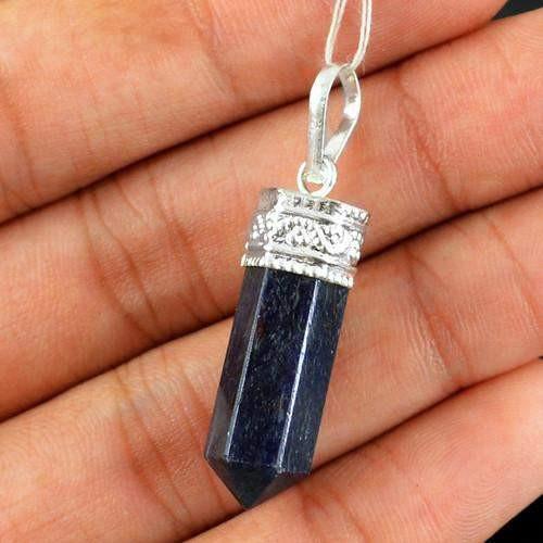 Iolite Single Point Pendant